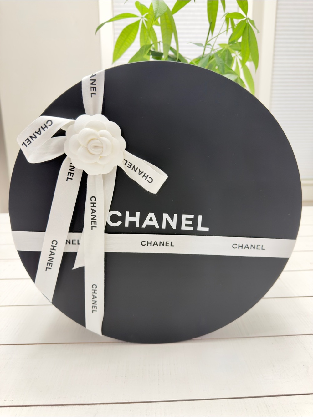 Chanel Large Hat Box- 14”